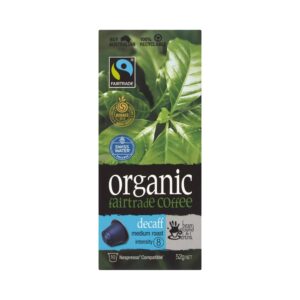 Bean Ground & Drunk Organic Fairtrade Decaf Capsules